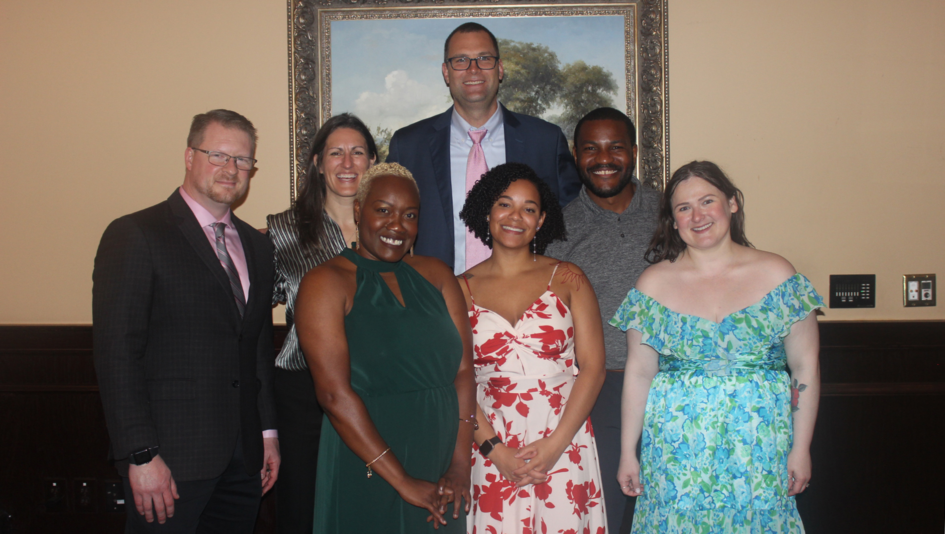 Group photo of internal medicine faculty and staff.