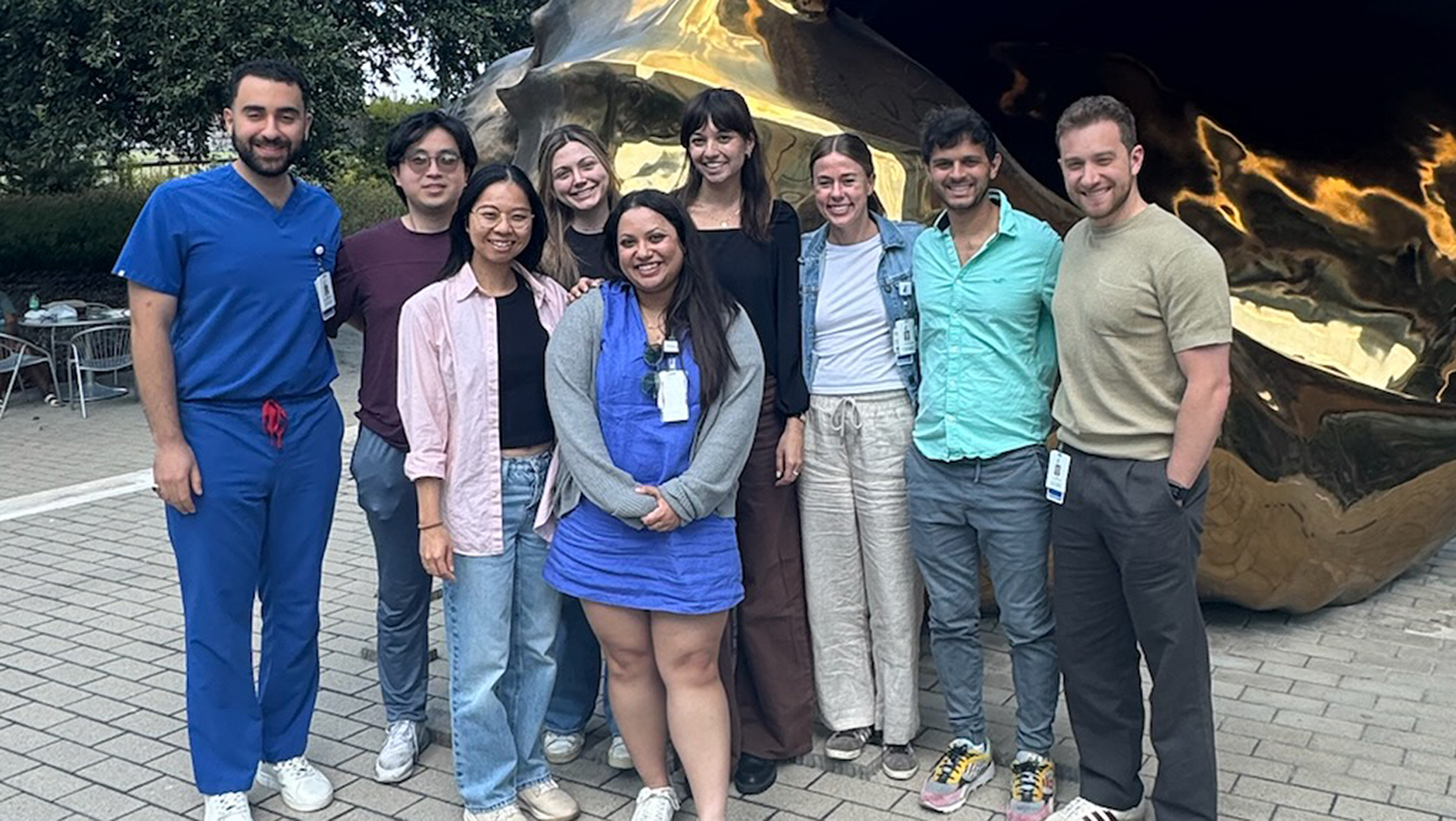 Group photo of internal medicine residents.