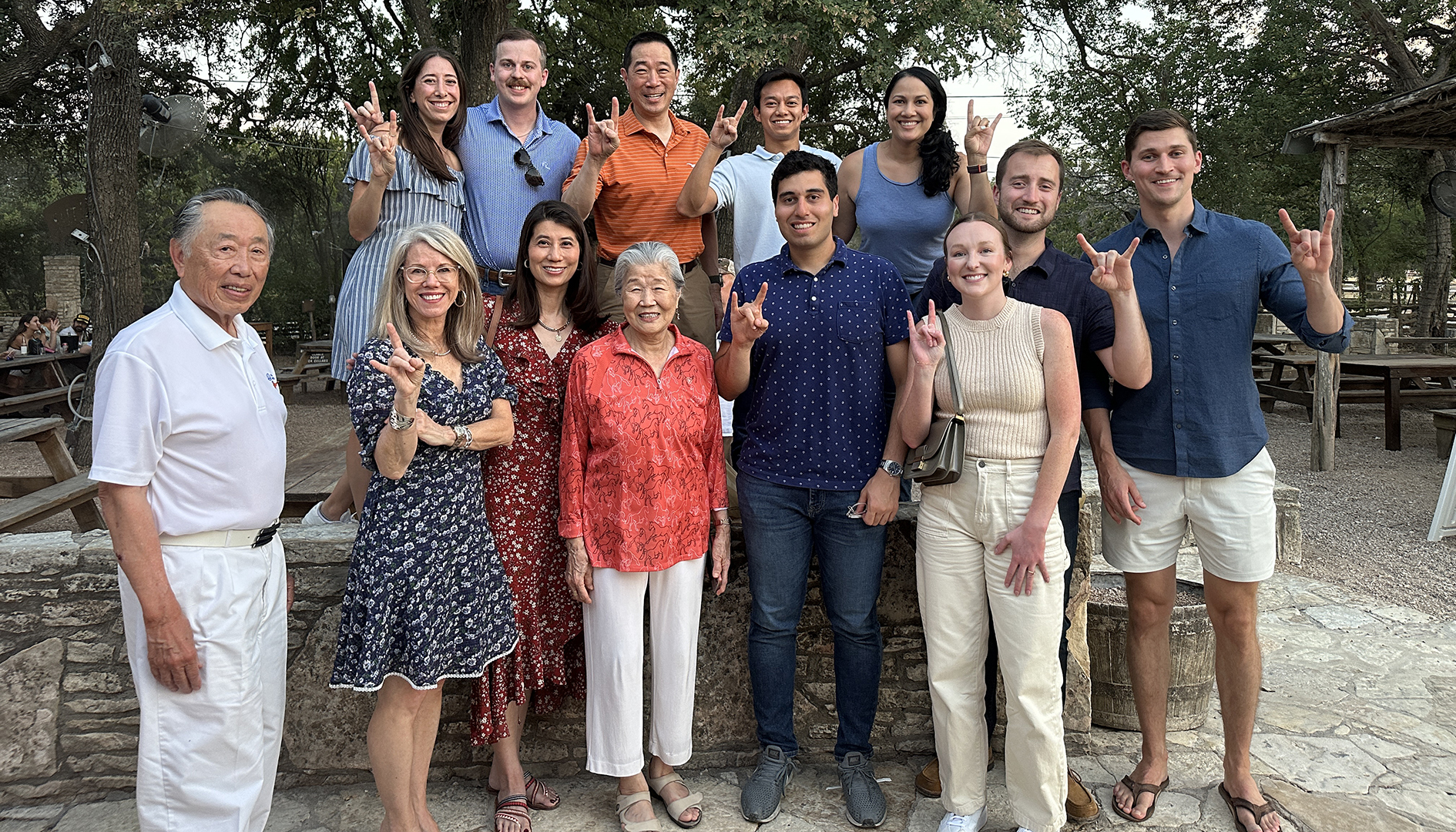 Group photo of the ophthalmology residency faculty, staff and residents.