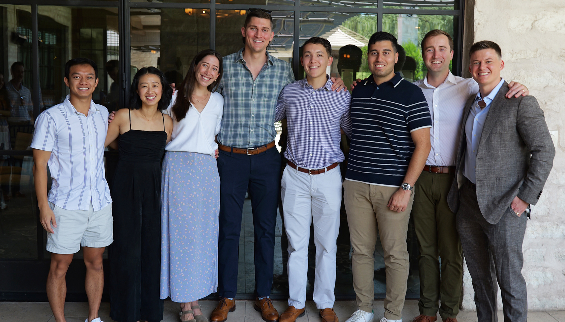 Group photo of the ophthalmology residents.